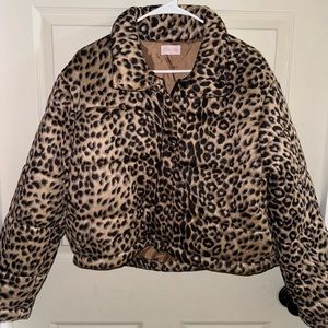 PinkLily leopard jacket size M